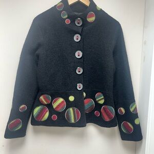 100% Wool Icelandic/Scandi Style Jacket S